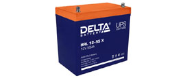 Аккумулятор Delta HRL 12-55X AGM аккумулятор для ИБП